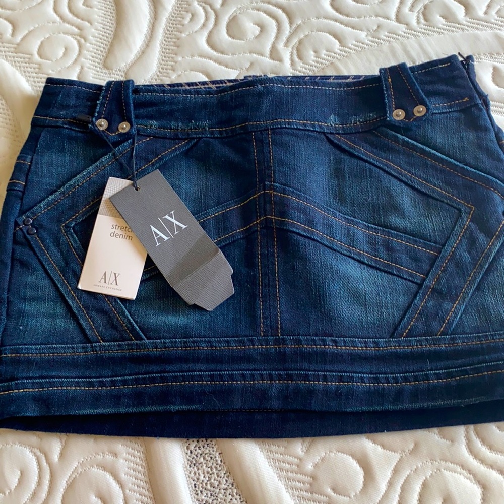 Armani exchange mini skirt